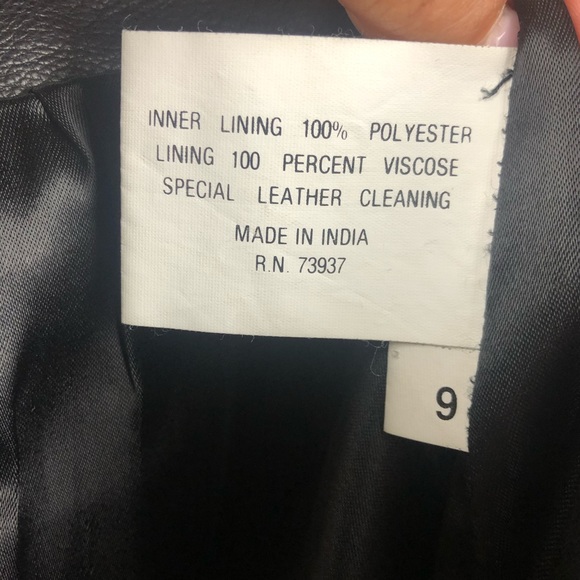 Leather skirt - Picture 4 of 7